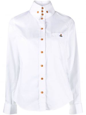 Βαμβακερό πουκάμισο Vivienne Westwood λευκό