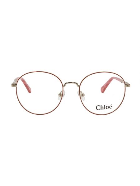 Czerwone okulary Chloe