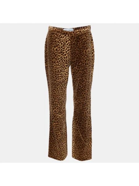 Pantalones de terciopelo‏‏‎ Dolce & Gabbana Pre-owned marrón