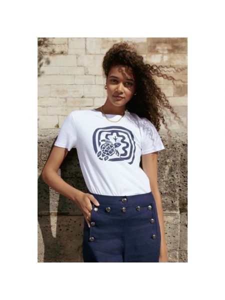 T-shirt mit rundem ausschnitt Ines De La Fressange Paris weiß