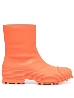 Kožené členkové topánky Camperlab oranžová