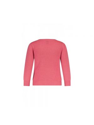 Jersey de lana de cachemir de tela jersey Allude rosa