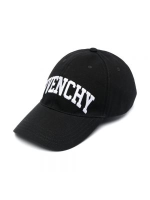 Czarna czapka z daszkiem Givenchy