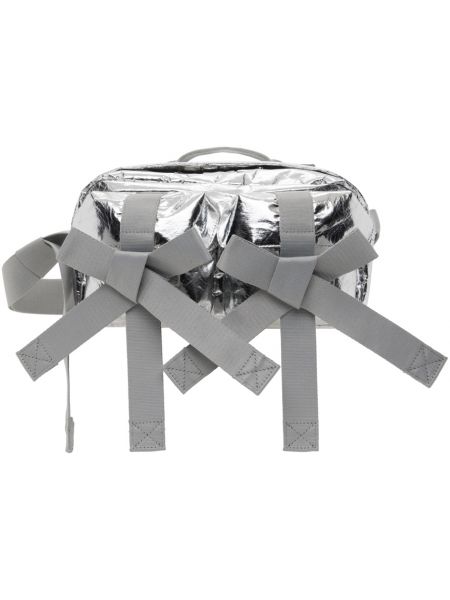 Серебряная классическая сумка через плечо с бантом Simone Rocha, Silver