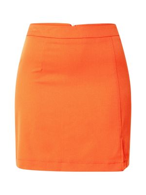 Mini sijonas Pieces oranžinė