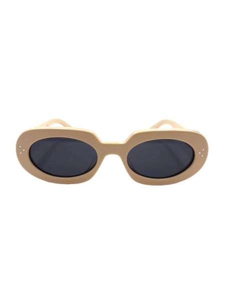 Okulary przeciwsłoneczne Céline beżowe