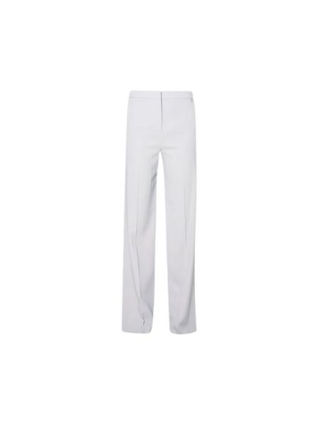 Spodnie klasyczne slim fit Liu Jo białe