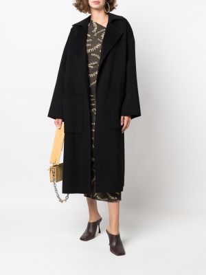 Manteau en laine Nanushka noir