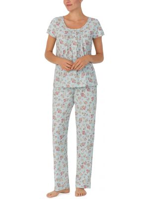 Пижама в цветочек с коротким рукавом Lauren Ralph Lauren