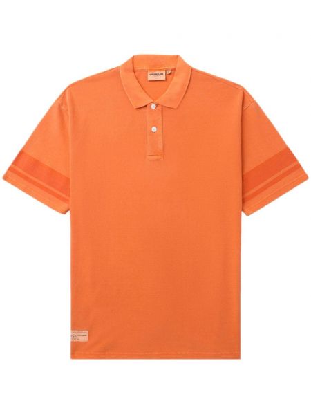 Raštuotas medvilninis polo marškinėliai Chocoolate oranžinė
