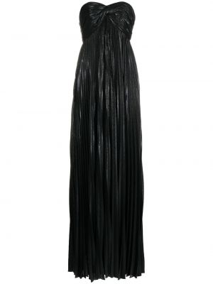 Плисирана вечерна рокля Retrofete черно