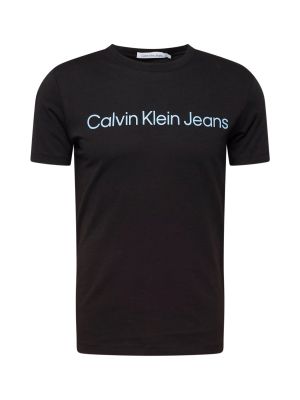 Majica slim fit Calvin Klein Jeans crna