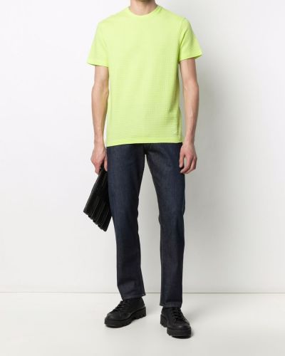 Camiseta de cuello redondo Emporio Armani verde