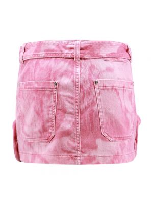 Jeansrock mit reißverschluss mit taschen Blumarine pink