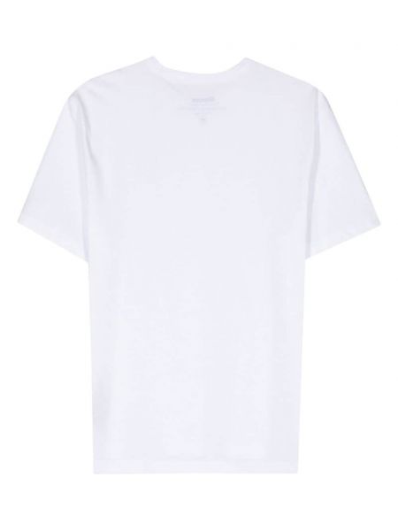 Raštuotas medvilninis marškinėliai Blauer balta