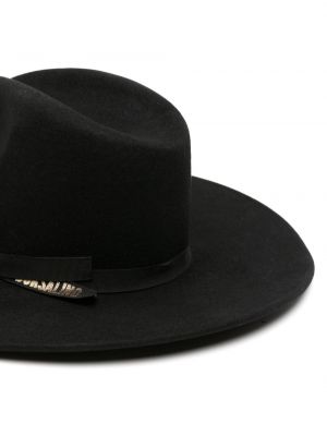 Vlněný klobouk Borsalino černý