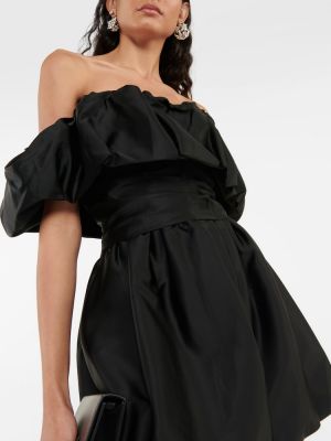 Saténové šaty Simkhai čierna