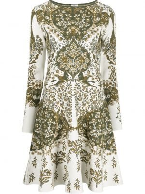 Jacquard strikket floral dress Etro grønn