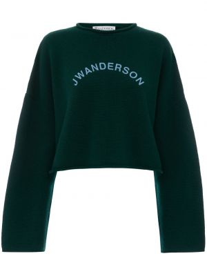 Maglione con stampa Jw Anderson verde