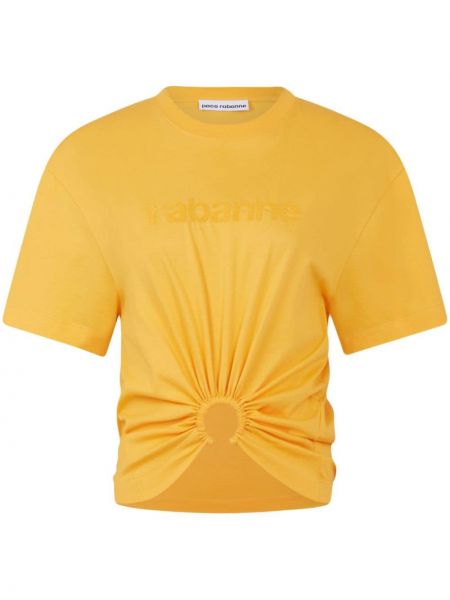Marškinėliai Rabanne geltona