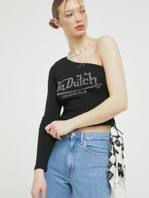 Majica z dolgimi rokavi z dolgimi rokavi Von Dutch črna