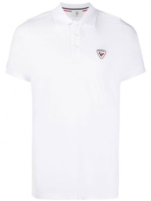 Памучна поло тениска Rossignol бяло