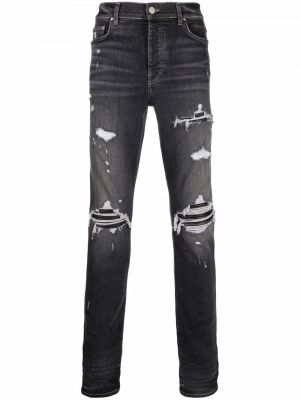 Nødlidende stretch jeans Amiri grå