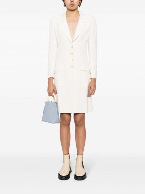 Manteau Chanel Pre-owned blanc