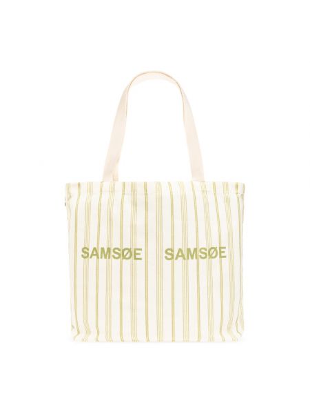 Shopper handtasche mit taschen Samsøe Samsøe grün
