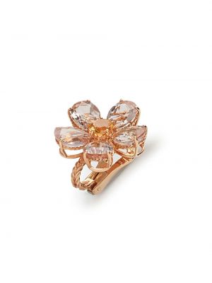 Boucles d'oreilles à boucle en or rose Dolce & Gabbana