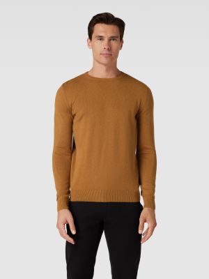 Dzianinowy sweter Tom Tailor brązowy