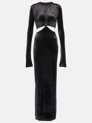 Μάξι φόρεμα Nensi Dojaka μαύρο