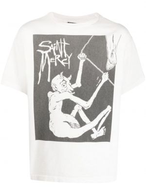 T-shirt en coton à imprimé Saint Mxxxxxx