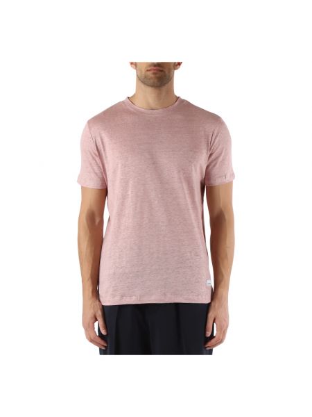 Leinen t-shirt Distretto12 pink