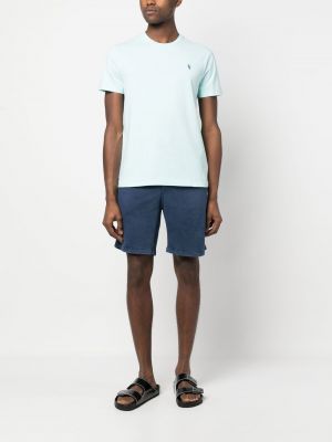 Shorts de sport en coton Polo Ralph Lauren bleu