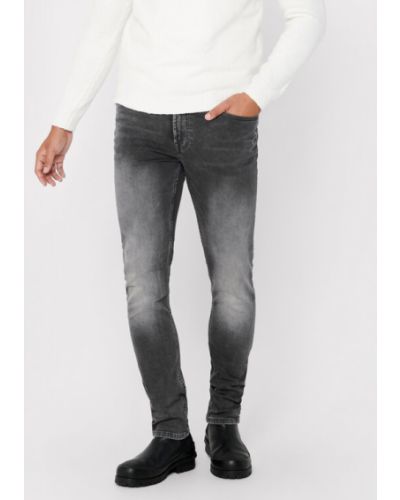 Jeans skinny slim Only & Sons gris
