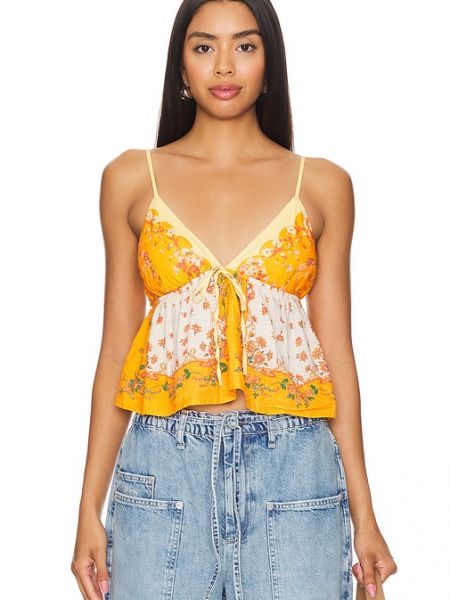 Camiseta Free People naranja