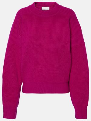 Vuneni džemper Marant Etoile ružičasta