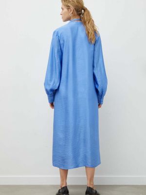 Oversized midi šaty Gestuz modré