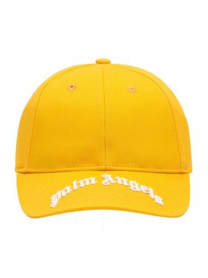 Żółta czapka z daszkiem Palm Angels