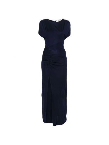 Sukienka długa Diane Von Furstenberg niebieska