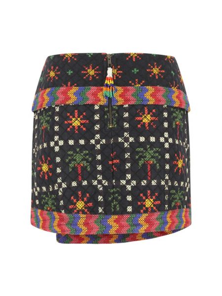 Mini falda de lino con estampado Farm Rio