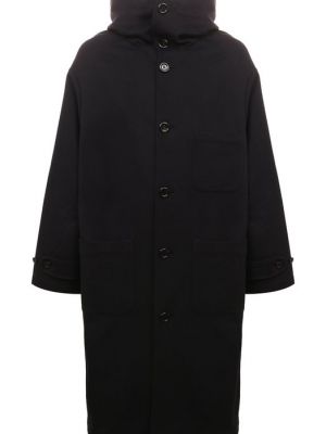 Шерстяное пальто Gucci черное