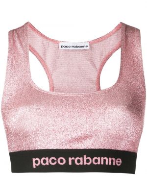 Sujetador de deporte Paco Rabanne rosa