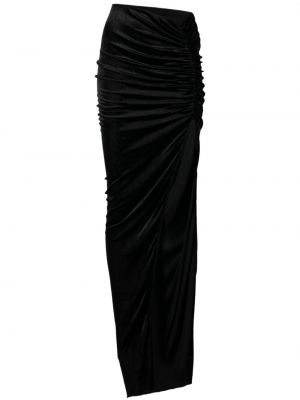 Dlouhá sukně Rick Owens Lilies černé