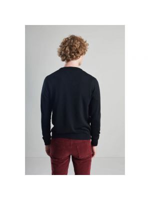Sweter z wełny merino z okrągłym dekoltem L'exception Paris czarny