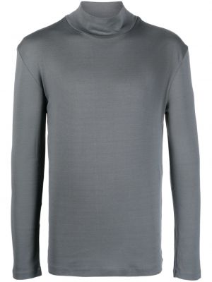Памучен пуловер Lemaire сиво