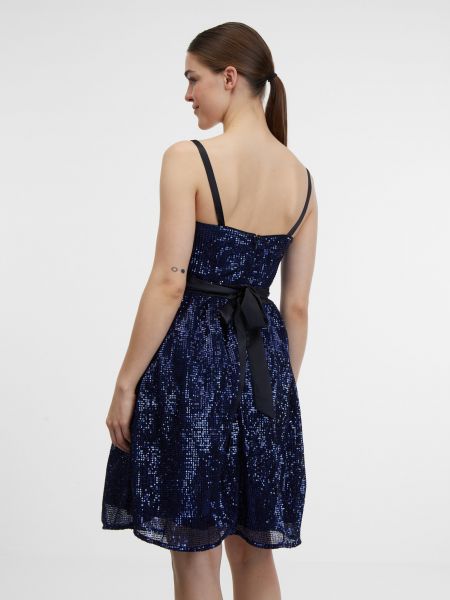 Šaty s flitry Orsay modré