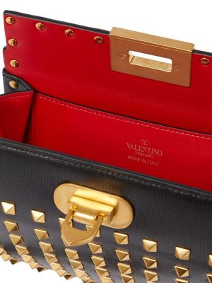 Kožna clutch torbica Valentino Garavani