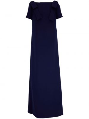 Μάξι φόρεμα Carolina Herrera μπλε